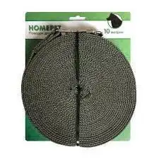Homepet поводок для собак брезентовый с карабином