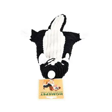 Homepet игрушка для собак скунс с пищалкой и шуршащим эффектом плюш