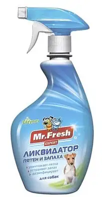 Mr.Fresh ликвидатор пятен и запаха 3в1 для собак, спрей